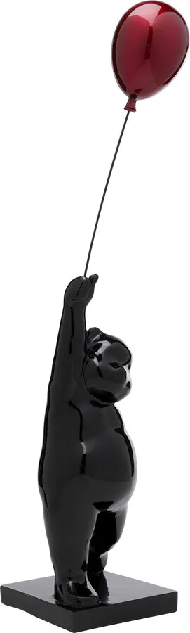 Figurka dekoracyjna BALLOON BEAR 74 - czarny