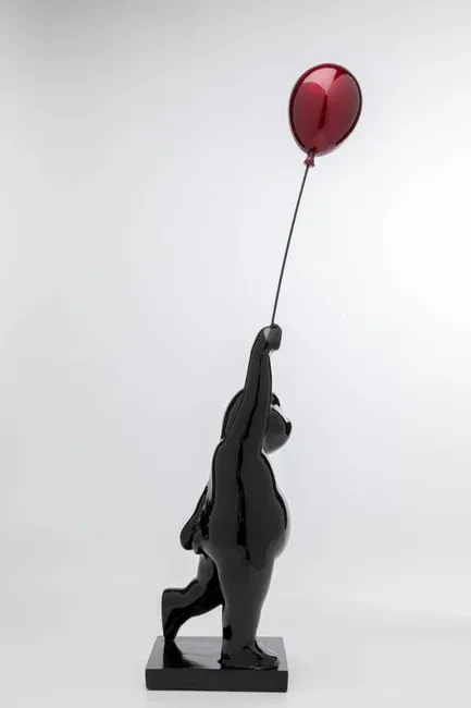 Figurka dekoracyjna BALLOON BEAR 74 - czarny