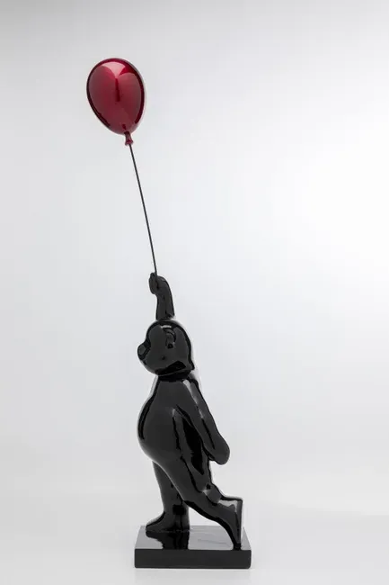 Figurka dekoracyjna BALLOON BEAR 74 - czarny