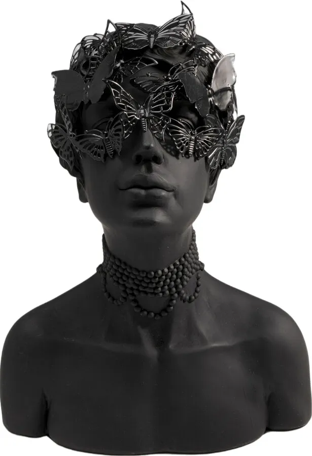 Figurka dekoracyjna LADY BUTTERFLIES - czarny