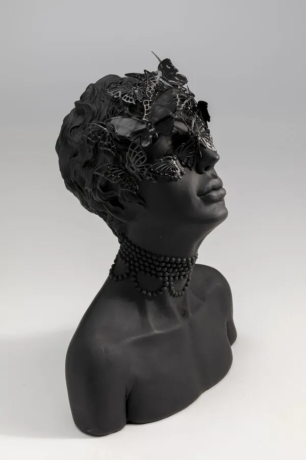 Figurka dekoracyjna LADY BUTTERFLIES - czarny
