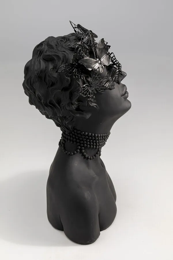 Figurka dekoracyjna LADY BUTTERFLIES - czarny
