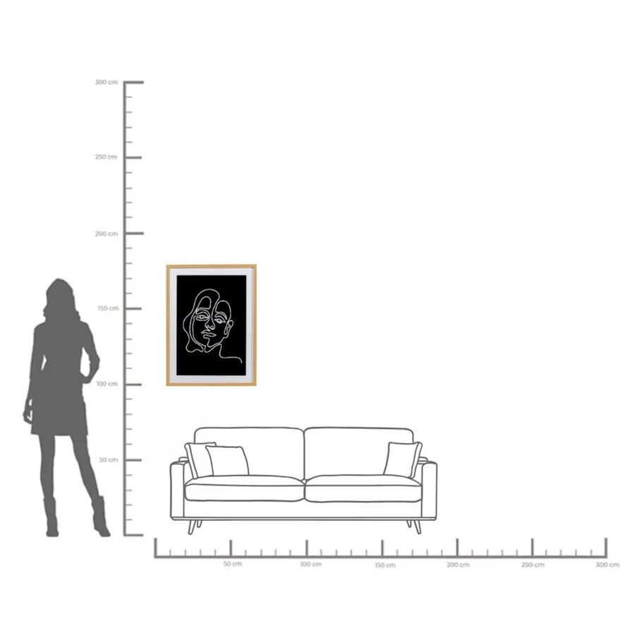 Obraz FACCIA ARTE WOMAN 60x80