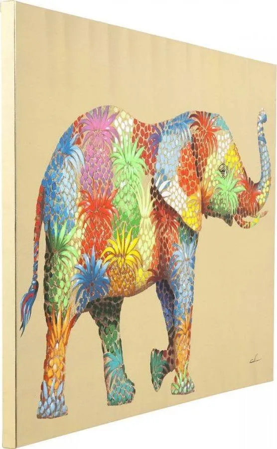 Obraz FLOWER ELEFANT 120x90