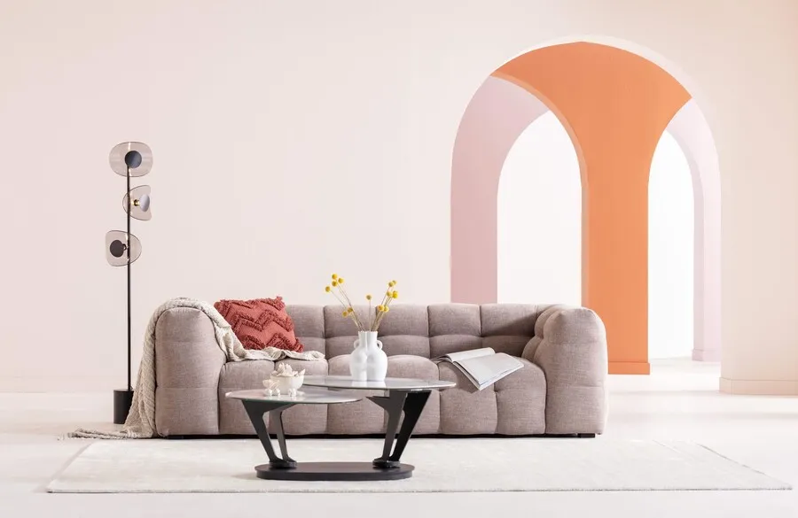 Sofa 3-osobowa SALAMANCA - szary