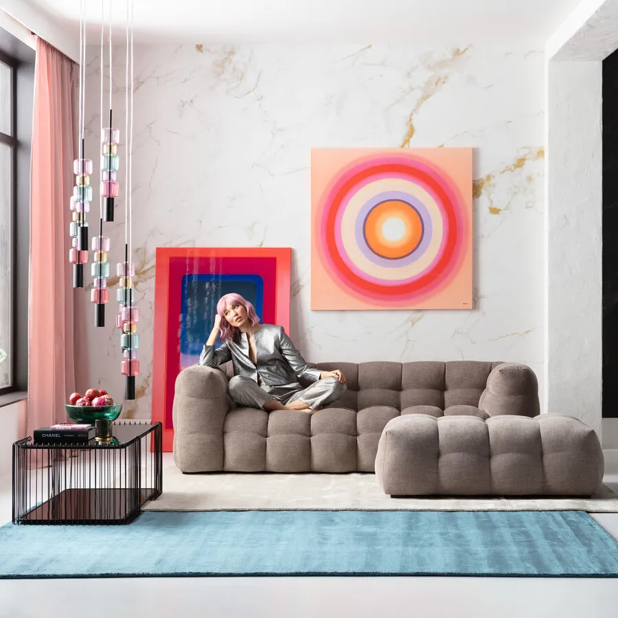 Sofa 3-osobowa SALAMANCA - szary