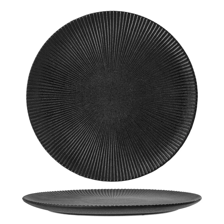 Talerz płytki NERI 29 cm - czarny
