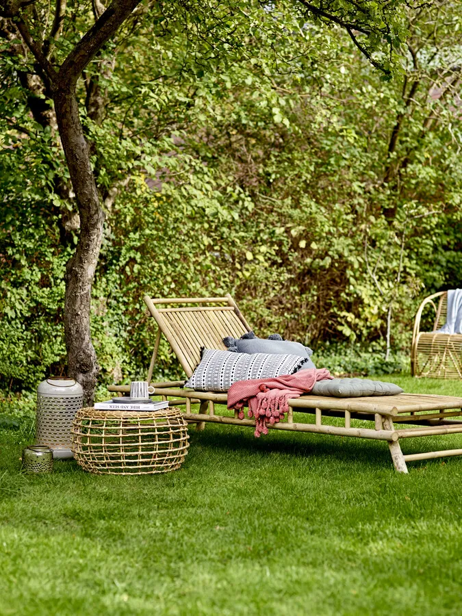 Leżak ogrodowy SOLE - naturalny