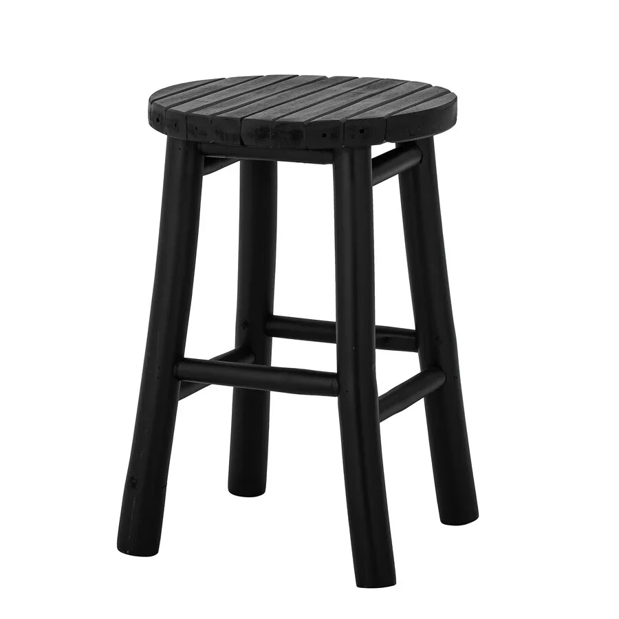 Taboret BILBO 30x44 cm - czarny