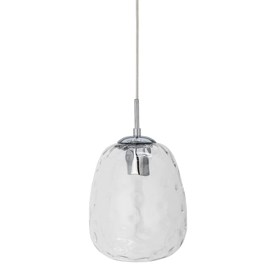 Lampa wisząca szklana BAELE - transparentny