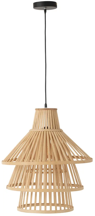 Lampa wisząca, duża - naturalny