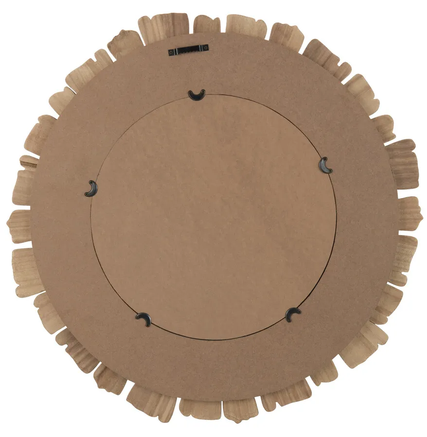 Lustro okrągłe VACAY 66 cm - naturalny