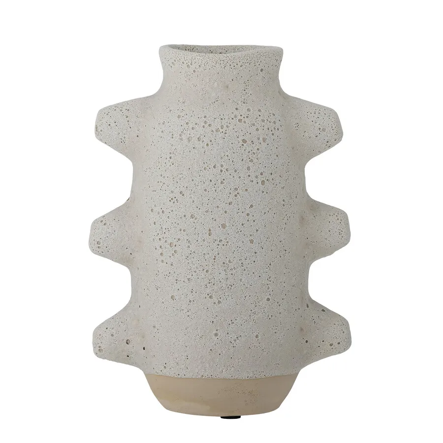 Wazon z ceramiki BIRKA 23 cm - biały