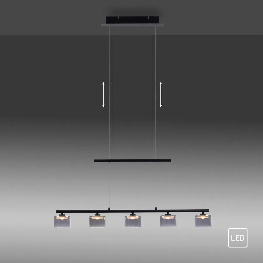 Lampa wisząca HYDRA 2209-18 - czarny