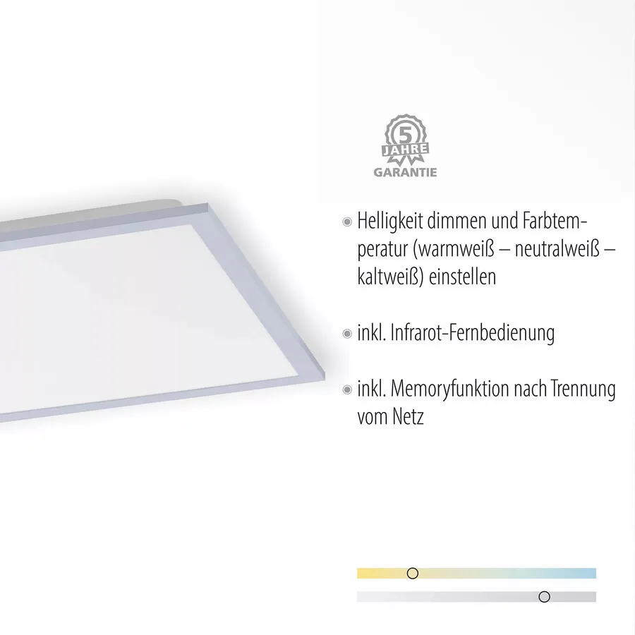 Lampa sufitowa FLAT 14755-21 - srebrny
