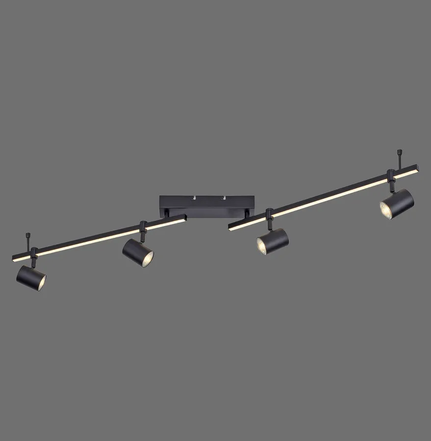 Lampa sufitowa BARIK 6525-18 - czarny