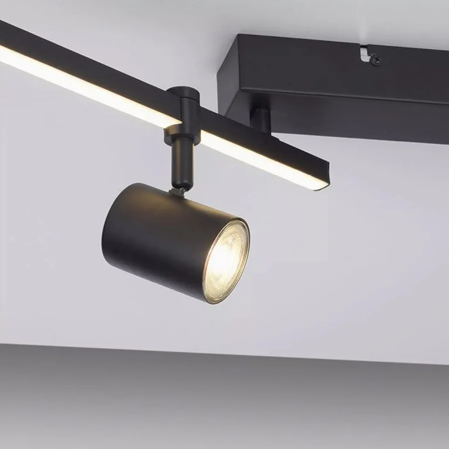 Lampa sufitowa BARIK 6525-18 - czarny