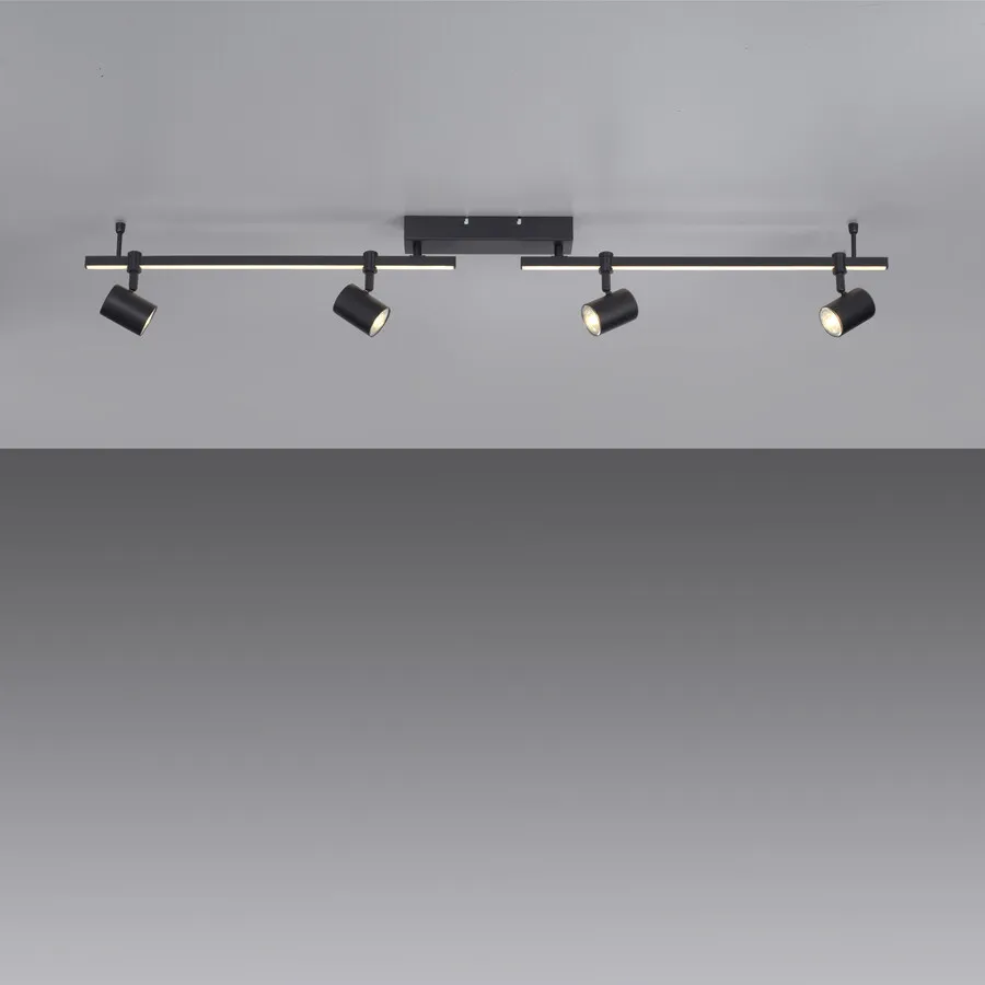 Lampa sufitowa BARIK 6525-18 - czarny