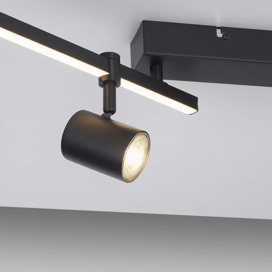 Lampa sufitowa BARIK 6525-18 - czarny