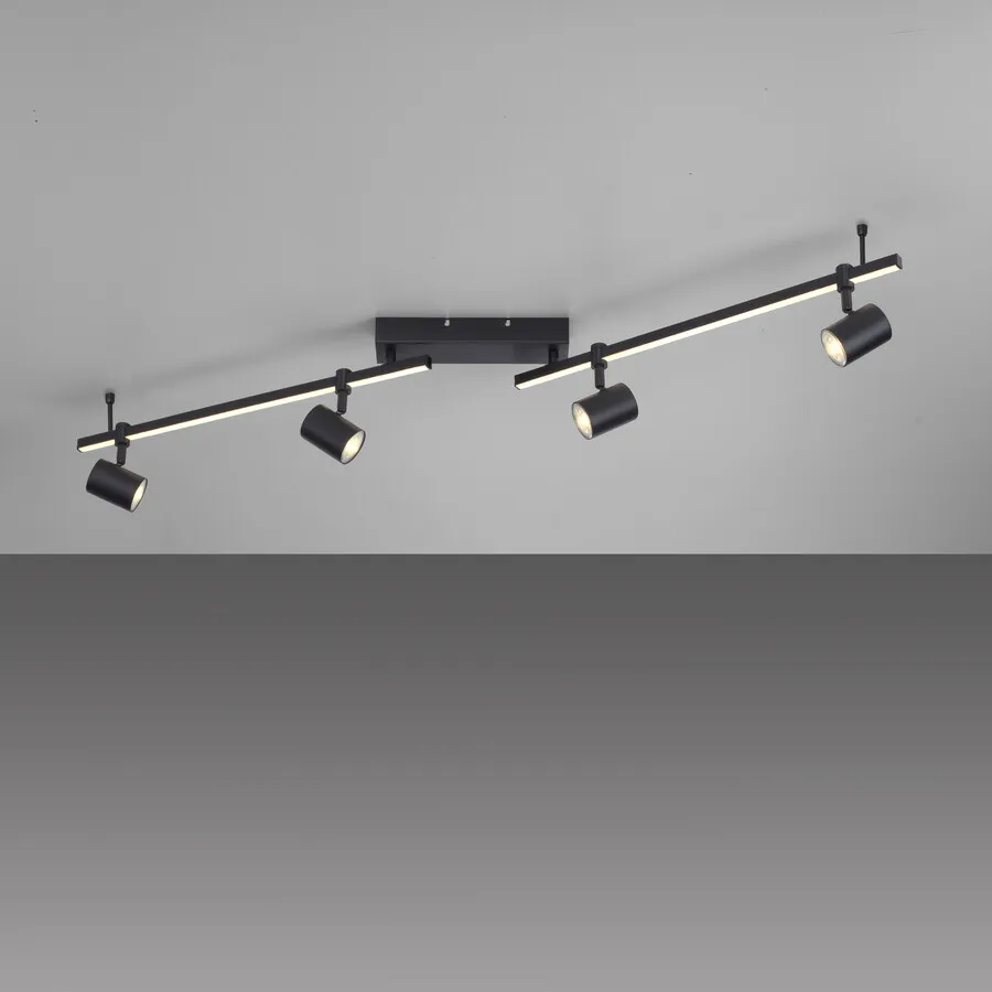 Lampa sufitowa BARIK 6525-18 - czarny