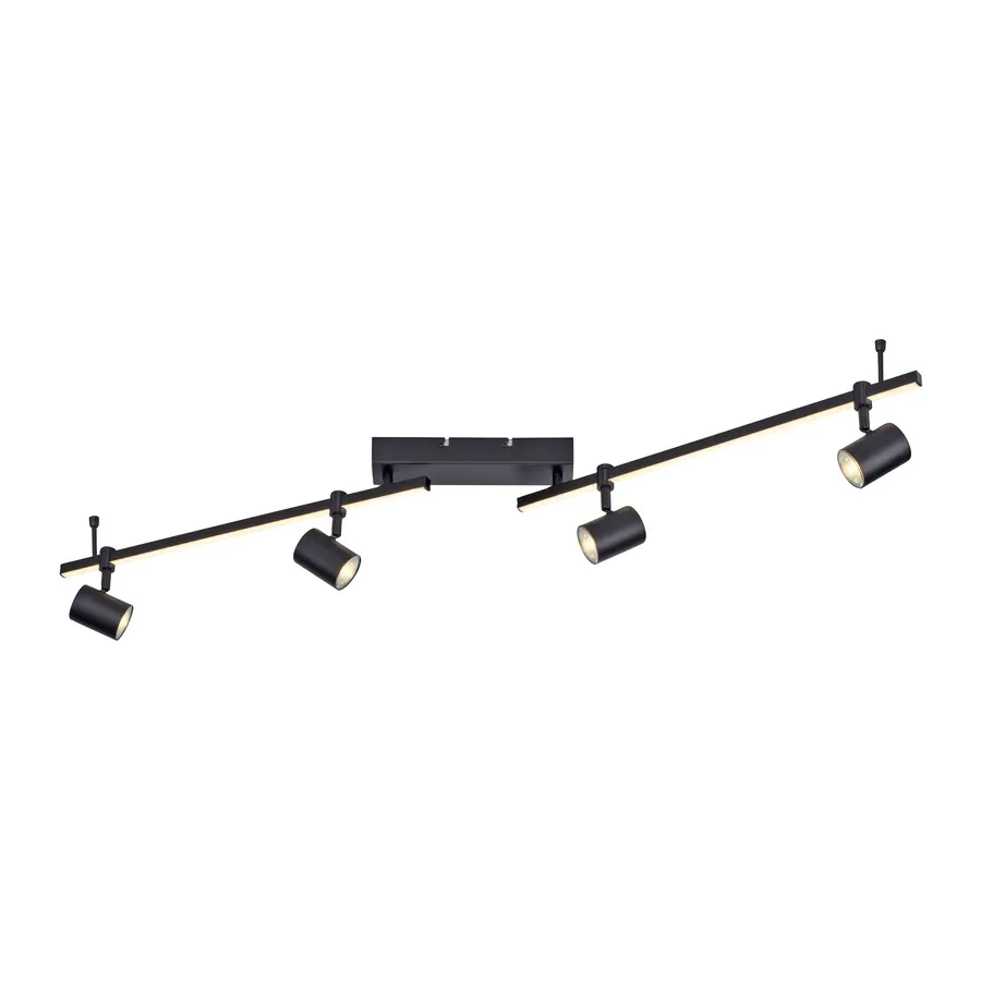 Lampa sufitowa BARIK 6525-18 - czarny