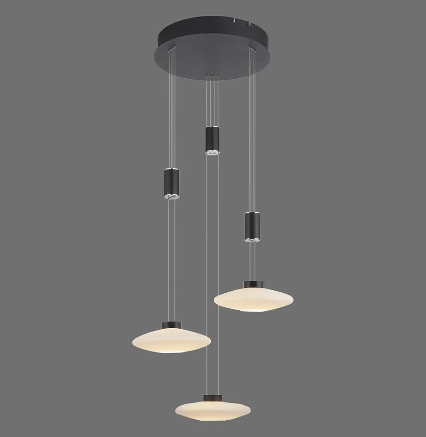 Lampa wisząca LAUTADA 2082-18 - czarny