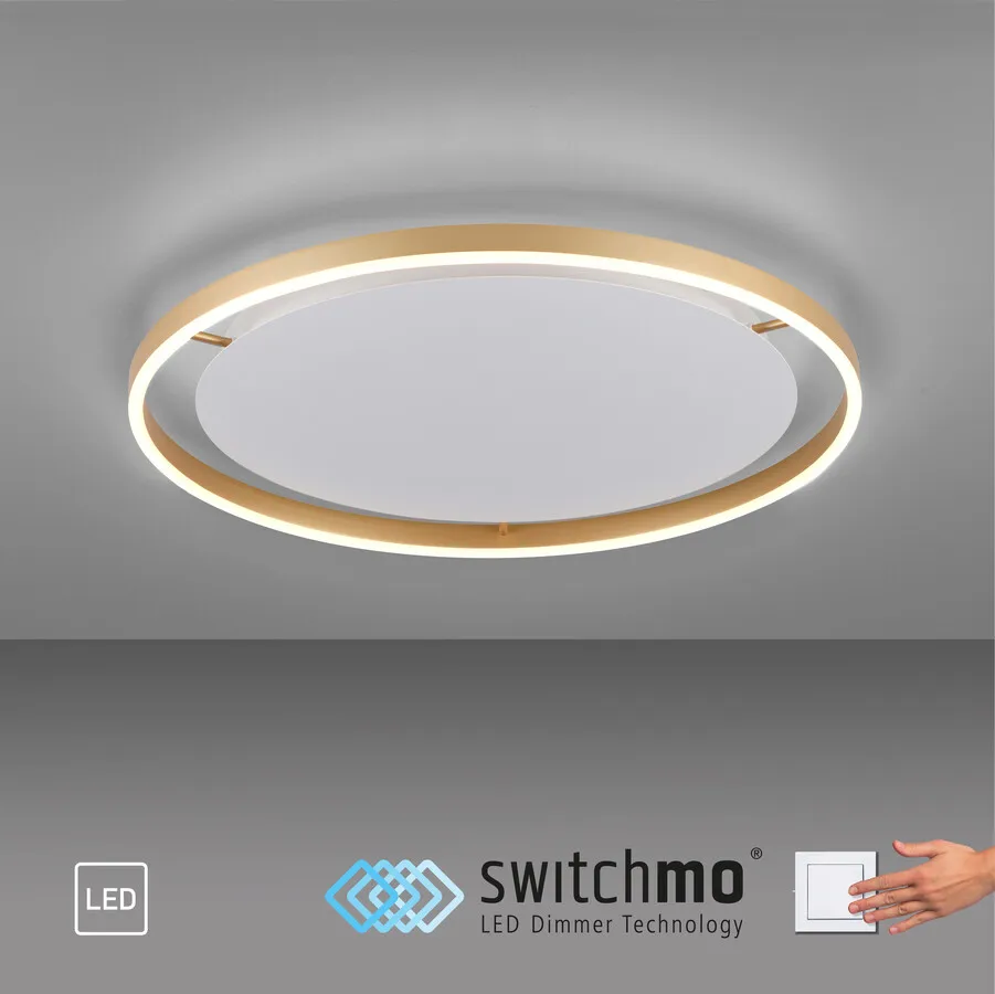 Lampa sufitowa RITUS 15392-60 - mosiądz mat