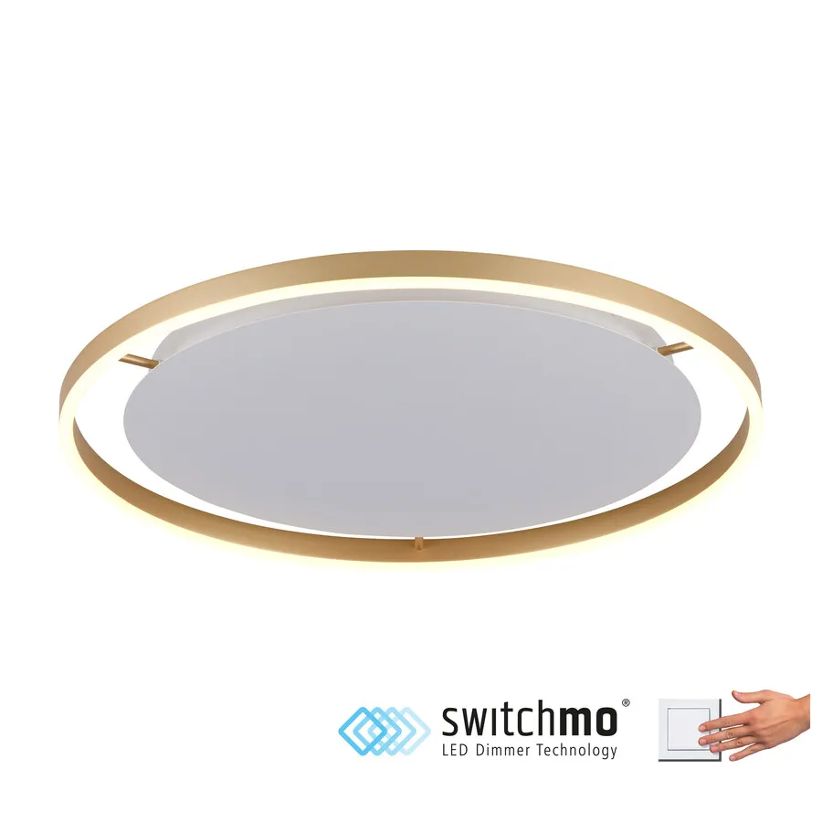 Lampa sufitowa RITUS 15392-60 - mosiądz mat