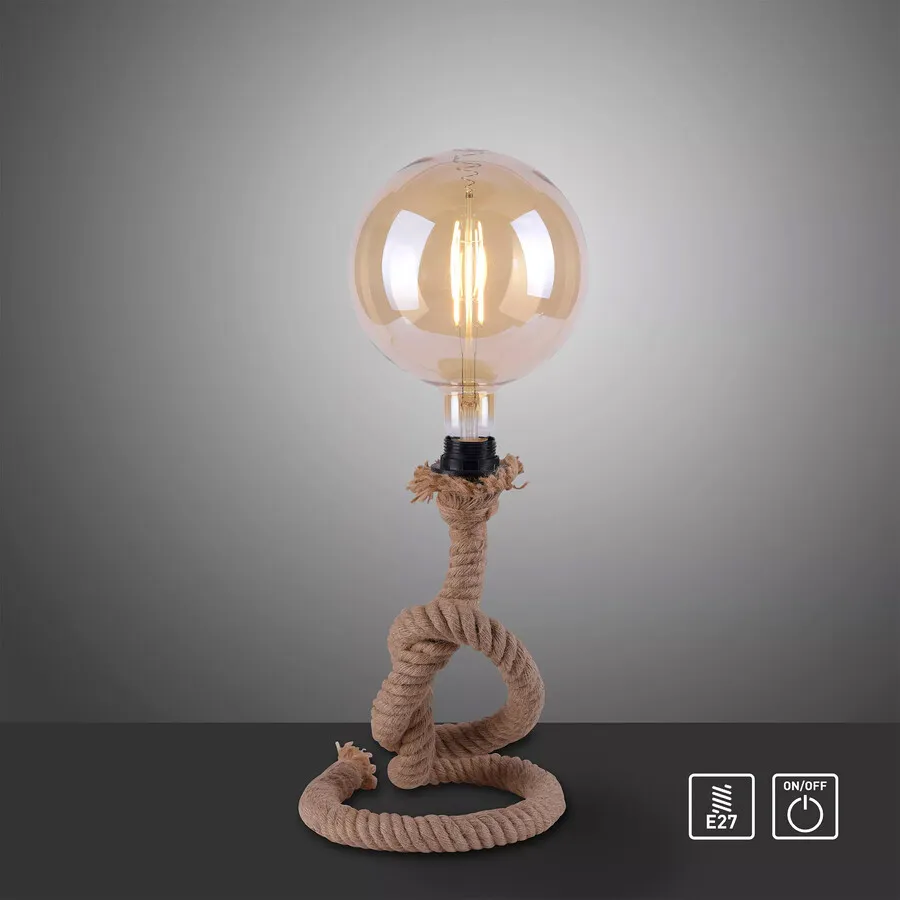 Lampa stołowa ROPE 15480-18 - naturalny