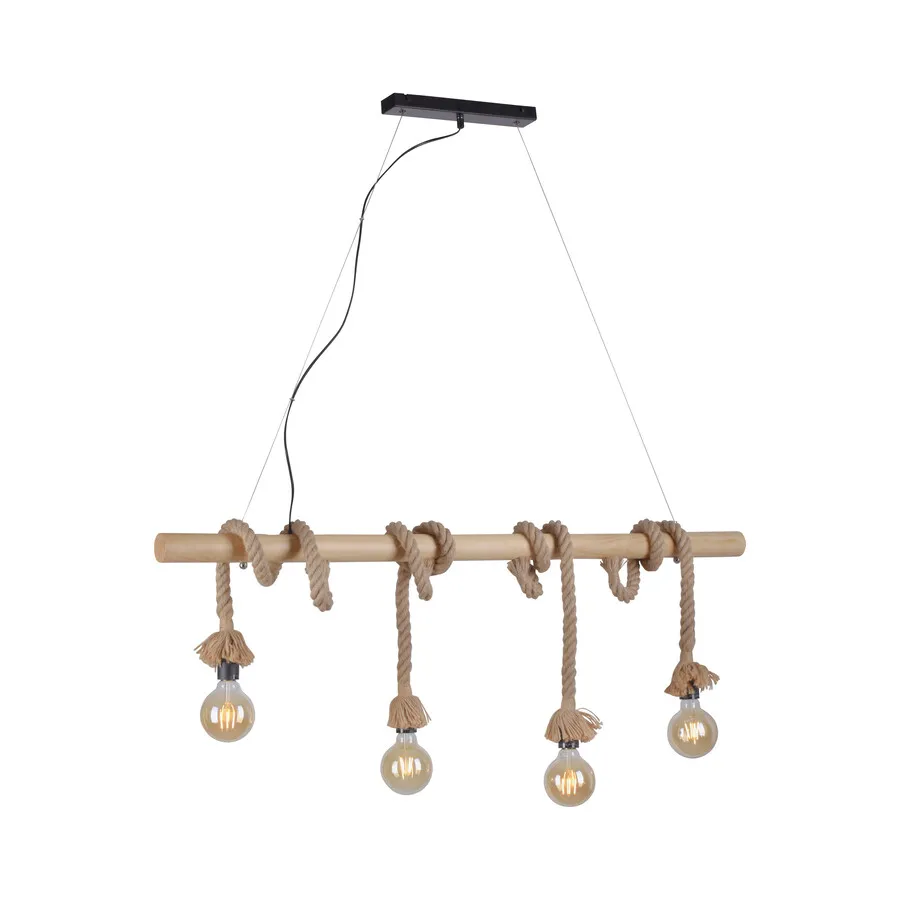 Lampa wisząca ROPE 15483-18 - naturalny