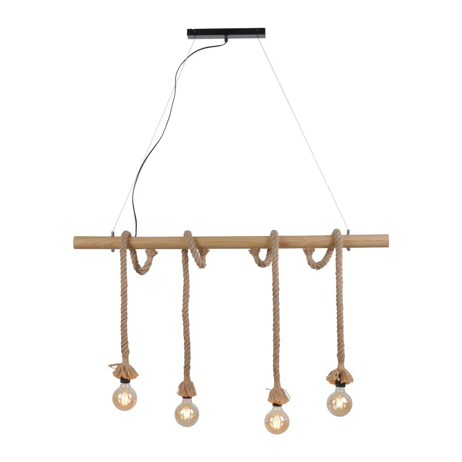 Lampa wisząca ROPE 15483-18 - naturalny