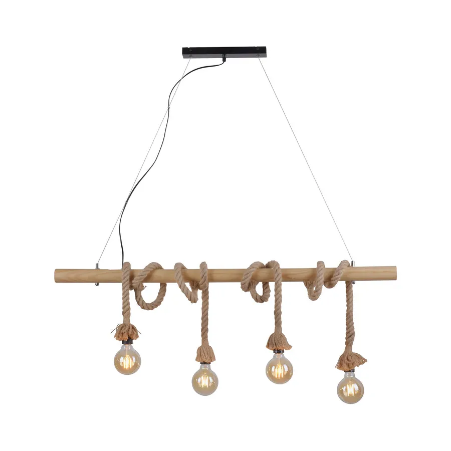 Lampa wisząca ROPE 15483-18 - naturalny