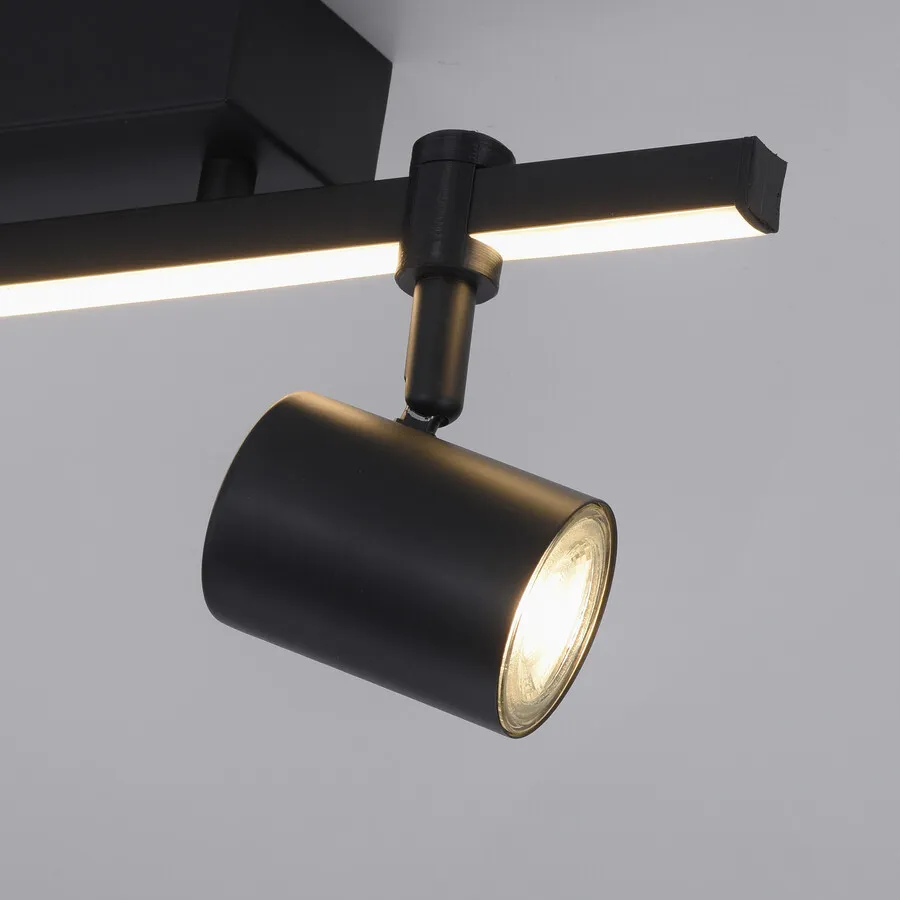 Lampa sufitowa BARIK 6524-18 - czarny
