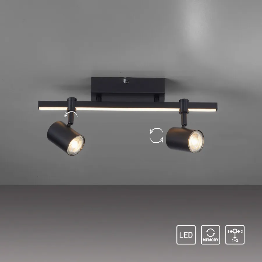 Lampa sufitowa BARIK 6524-18 - czarny