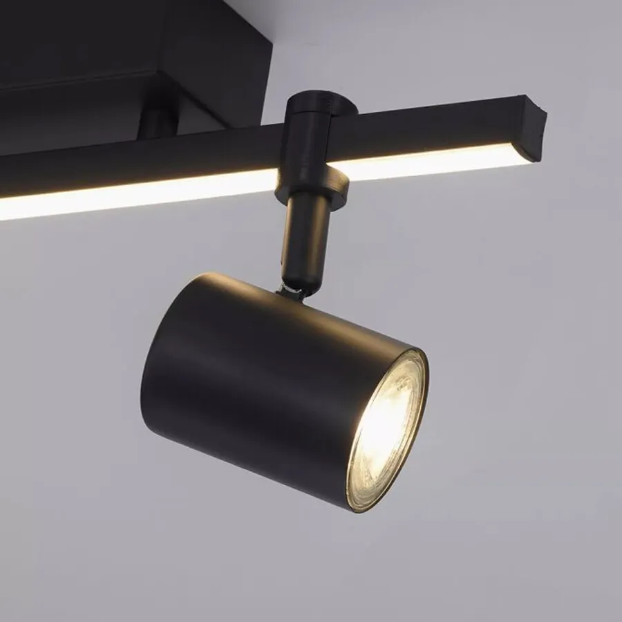 Lampa sufitowa BARIK 6524-18 - czarny