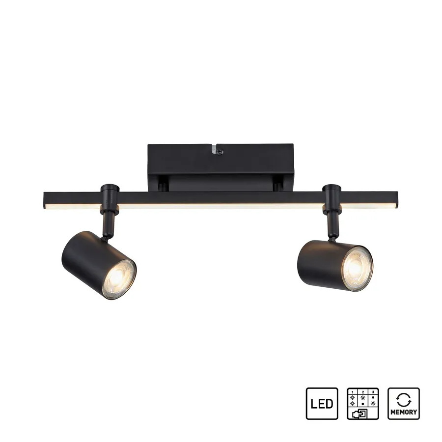 Lampa sufitowa BARIK 6524-18 - czarny