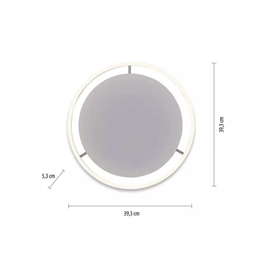 Lampa sufitowa RITUS 15391-95 - srebrny