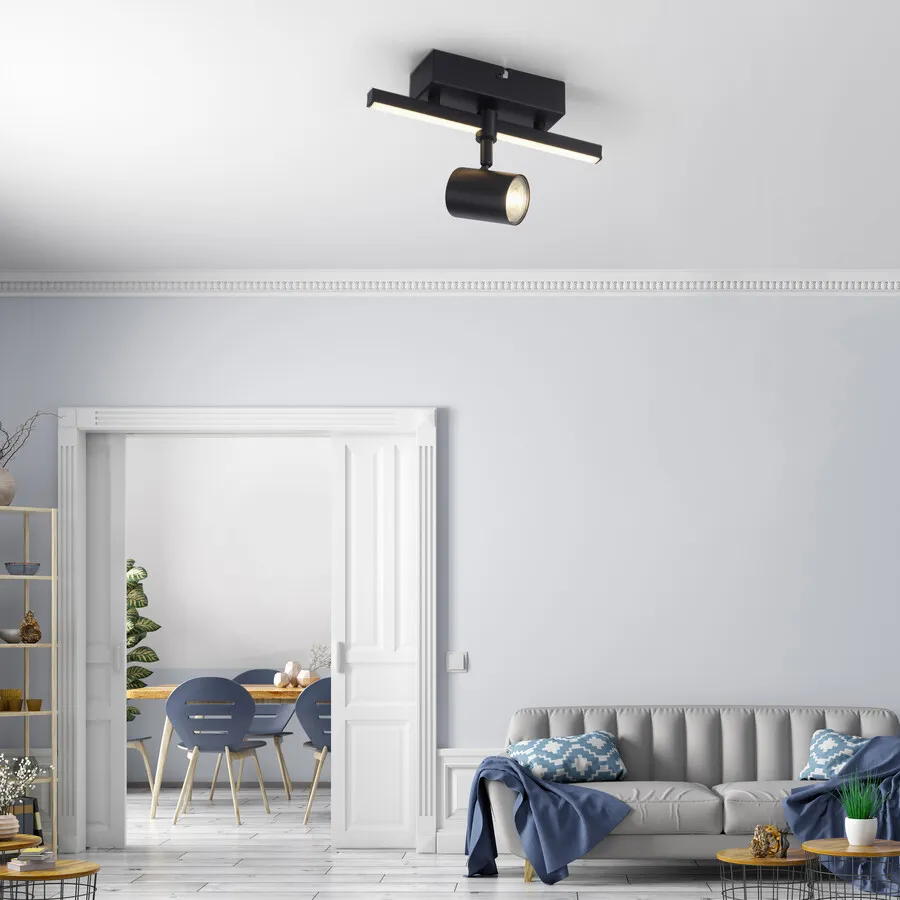 Lampa sufitowa BARIK 6523-18 - czarny