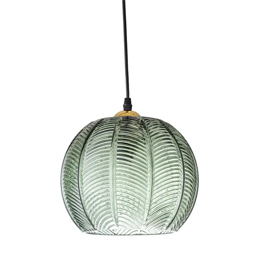 Lampa wisząca szklana ADAR - zielony