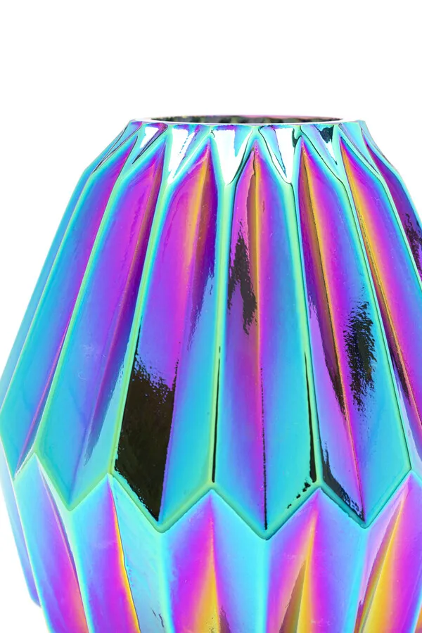 Wazon szklany SKY 16 cm - niebieski