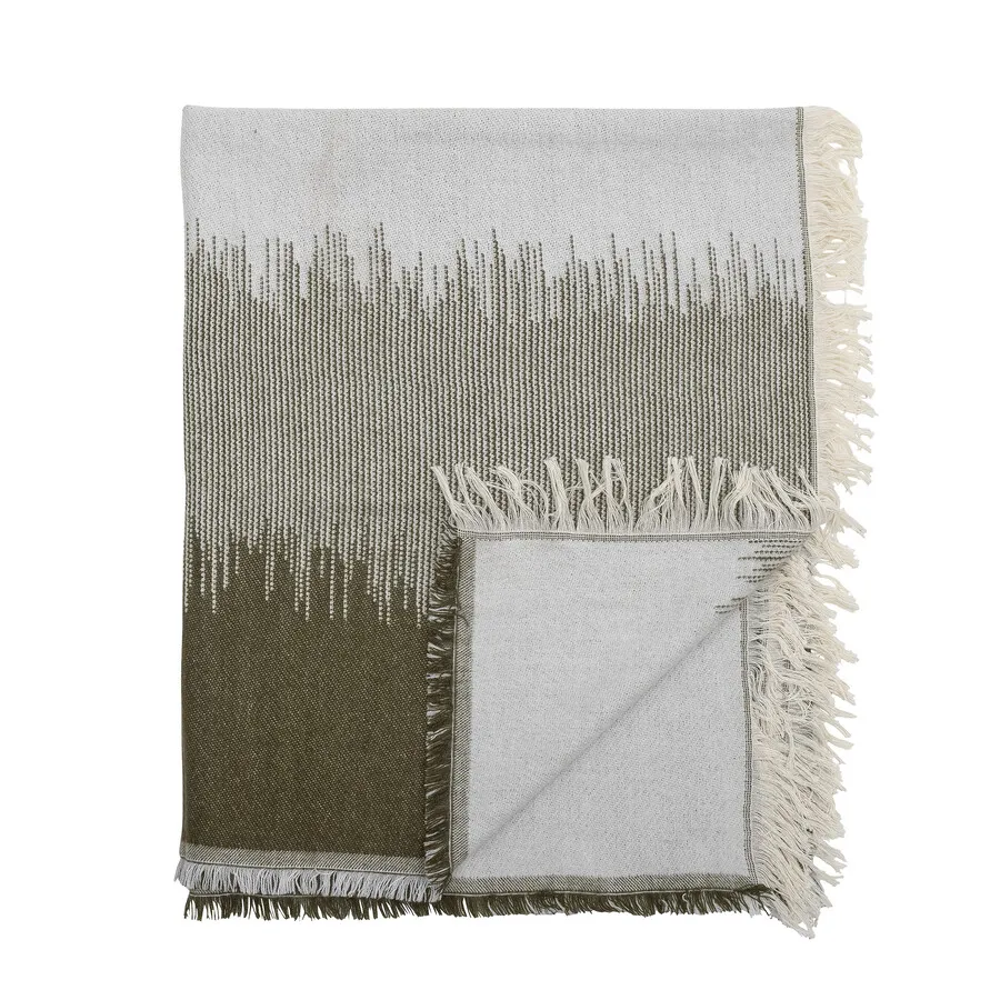 Narzuta LUCIENNE 150x125 - zielony/szary