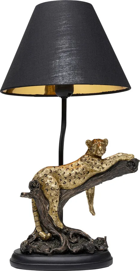 Lampa stołowa RELAX GEOPARD - czarny/złoty