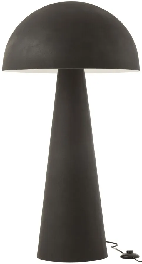Lampa podłogowa MUSHROOM - czarny matowy