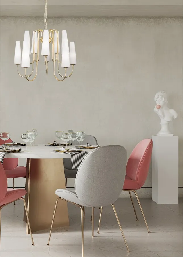 Lampa wisząca MAGNUM 10 1129 - złoty