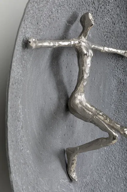 Dekoracja ścienna UMANO SILVER 60 - srebrny