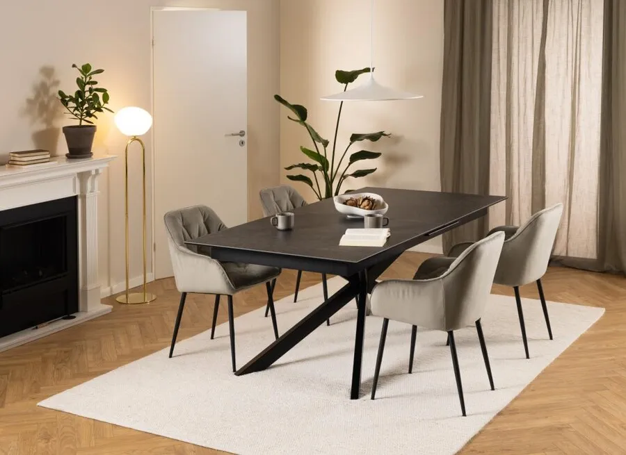 Stół rozkładany IRWINE 200/240x100 - czarny