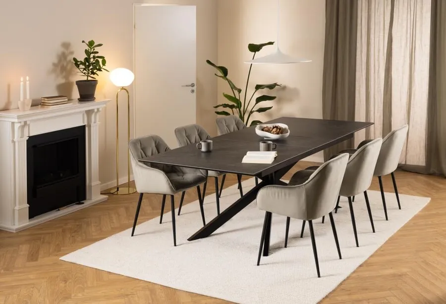 Stół rozkładany IRWINE 200/240x100 - czarny
