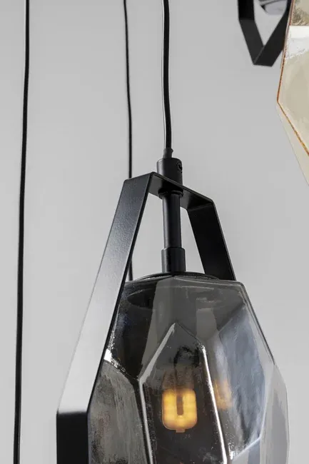 Lampa wisząca DIAMOND FEVER SPIRAL - czarny