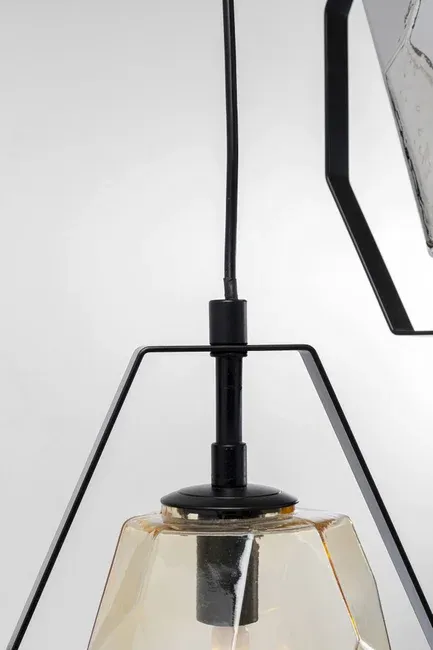 Lampa wisząca DIAMOND FEVER SPIRAL - czarny
