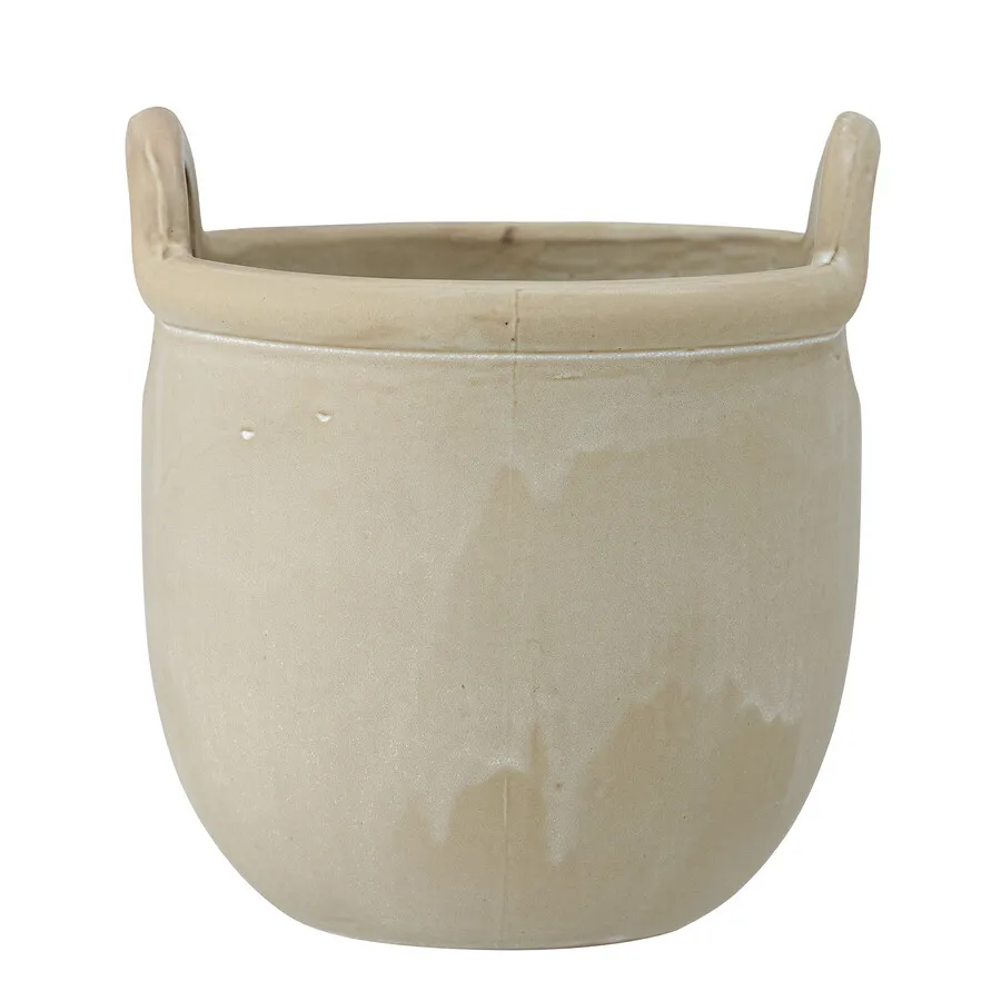 Donica z kamionki JANTI 20 cm - beżowy
